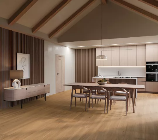 Slab oiled oak
